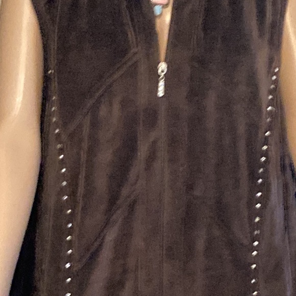 Quacker Factory quilted look vest size 2X - Picture 2 of 9